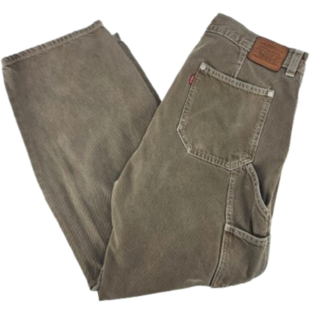 Levi's Straight Leg Women's Jeans in Olive Brown